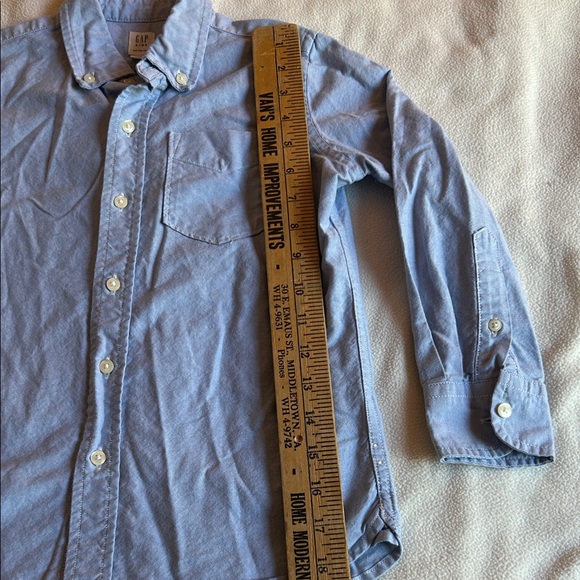 GAP Sky Blue Kids Button-Down Shirt - Picture 4 of 5